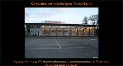 Desktop Screenshot of kazernesnederland.nl