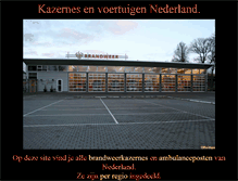 Tablet Screenshot of kazernesnederland.nl